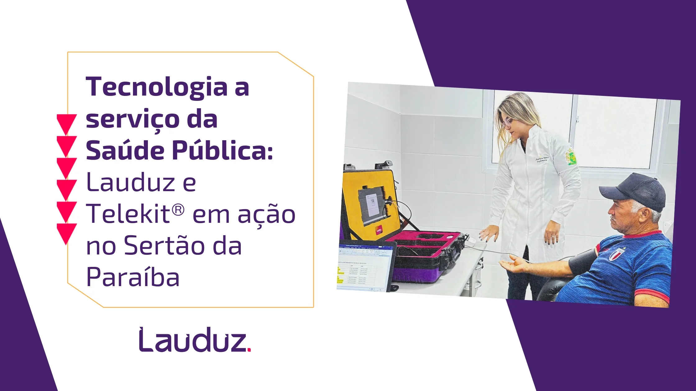 Tecnologia a serviço do SUS: Lauduz e Telekit® no Sertão da Paraíba