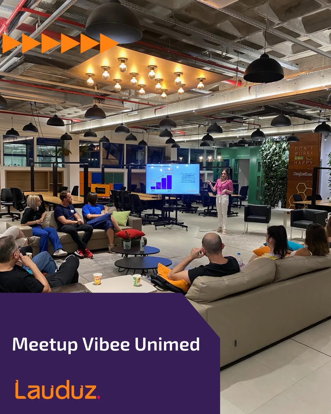 Diretora médica da Lauduz apresenta no Meetup Vibee Unimed