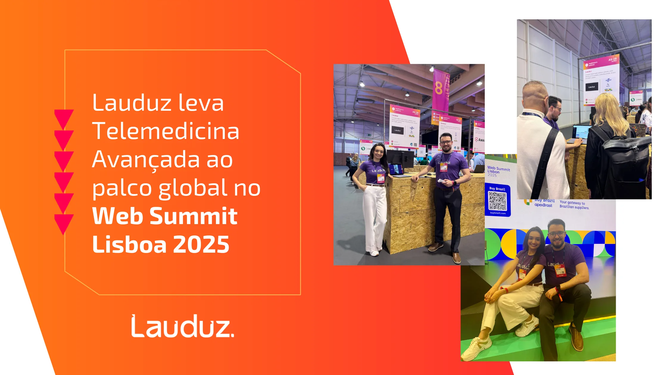 Lauduz leva a telemedicina avançada ao Web Summit Lisboa 2025