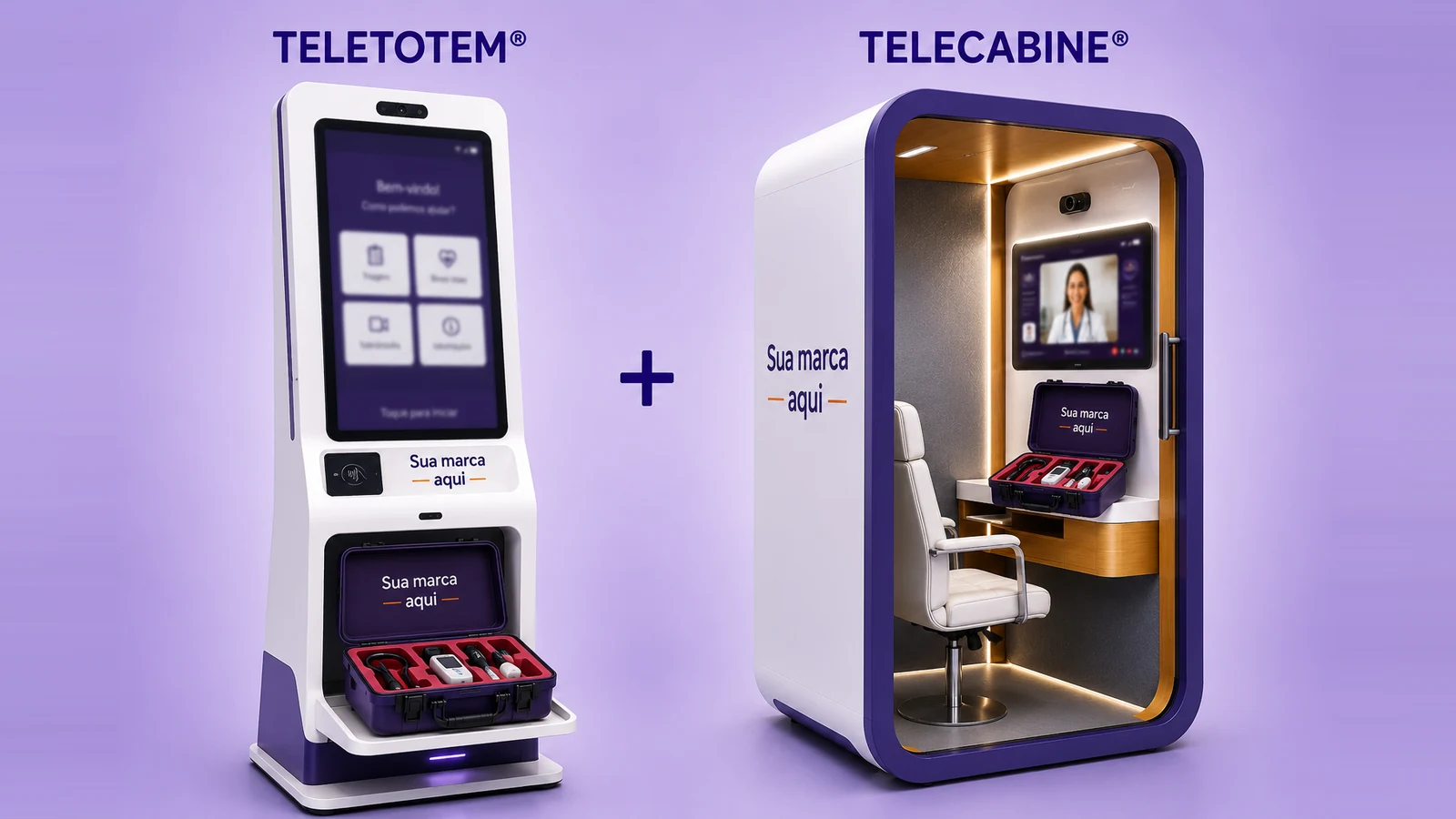 Cabine e totem de telemedicina: Telecabine® e Teletotem®